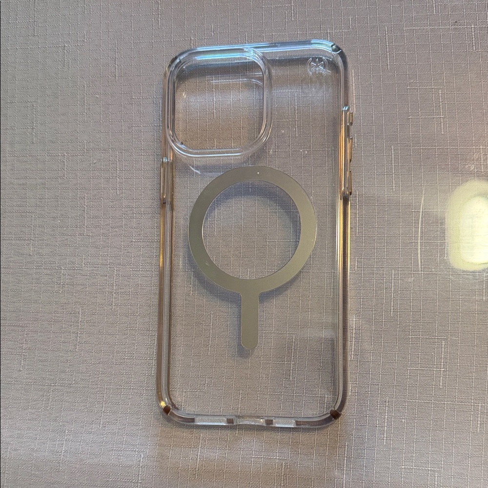 iPhone 15 Pro Max Speck Transparent Phone Case with MagSafe